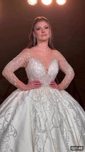 G21-089 عاجي فستان منفوش فستان زفاف Main Clean Frame