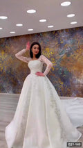 G21-140 عاجي فستان منفوش فستان زفاف Main Clean Frame